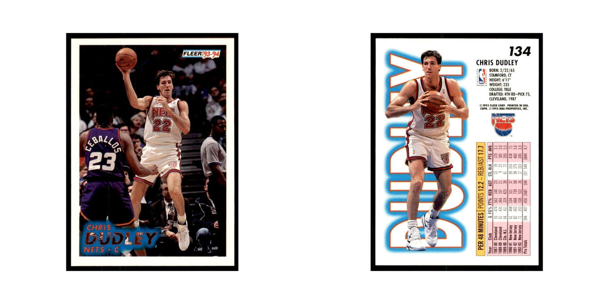 1993 Fleer Chris Dudley Cards #134