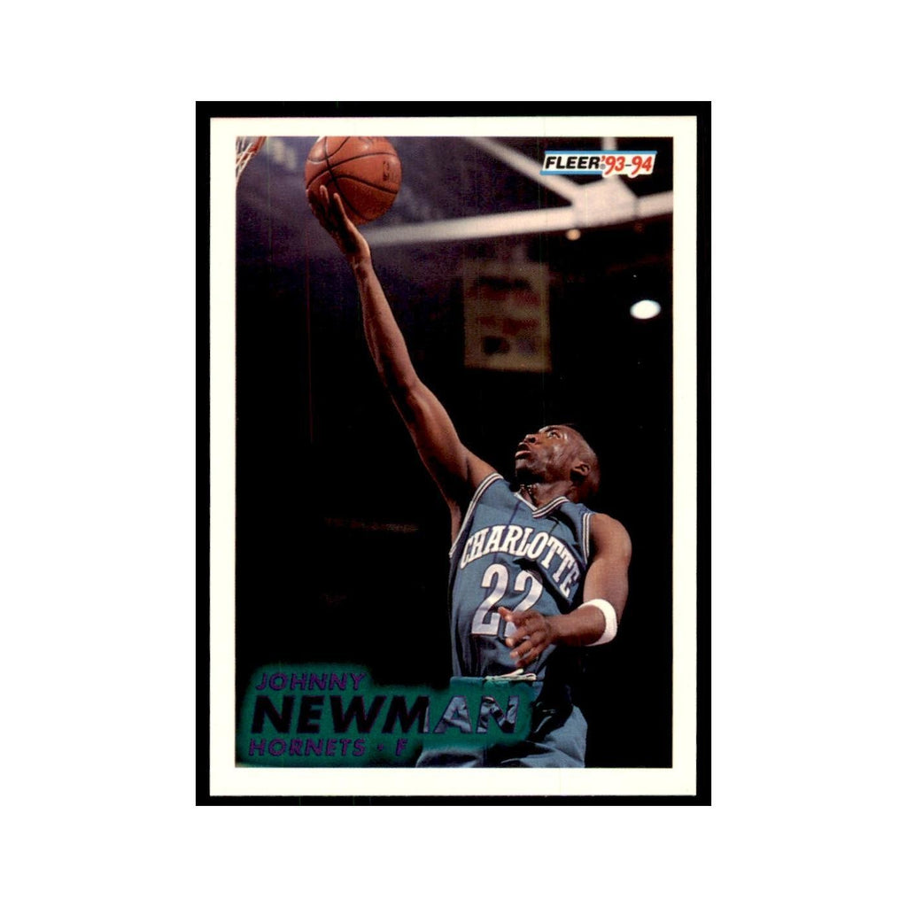 1993 Fleer Johnny Newman Basketball Cards #23
