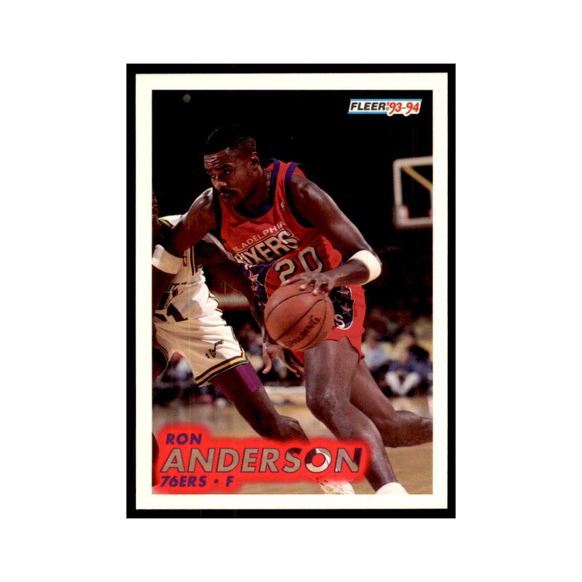 1993 Fleer Ron Anderson Basketball Cards #155