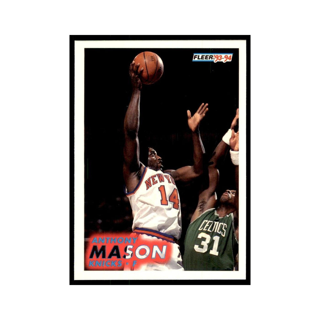 1993 Fleer Anthony Mason Basketball Cards #142