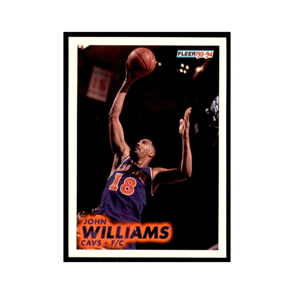 1993 Fleer John Williams Basketball Cards #42