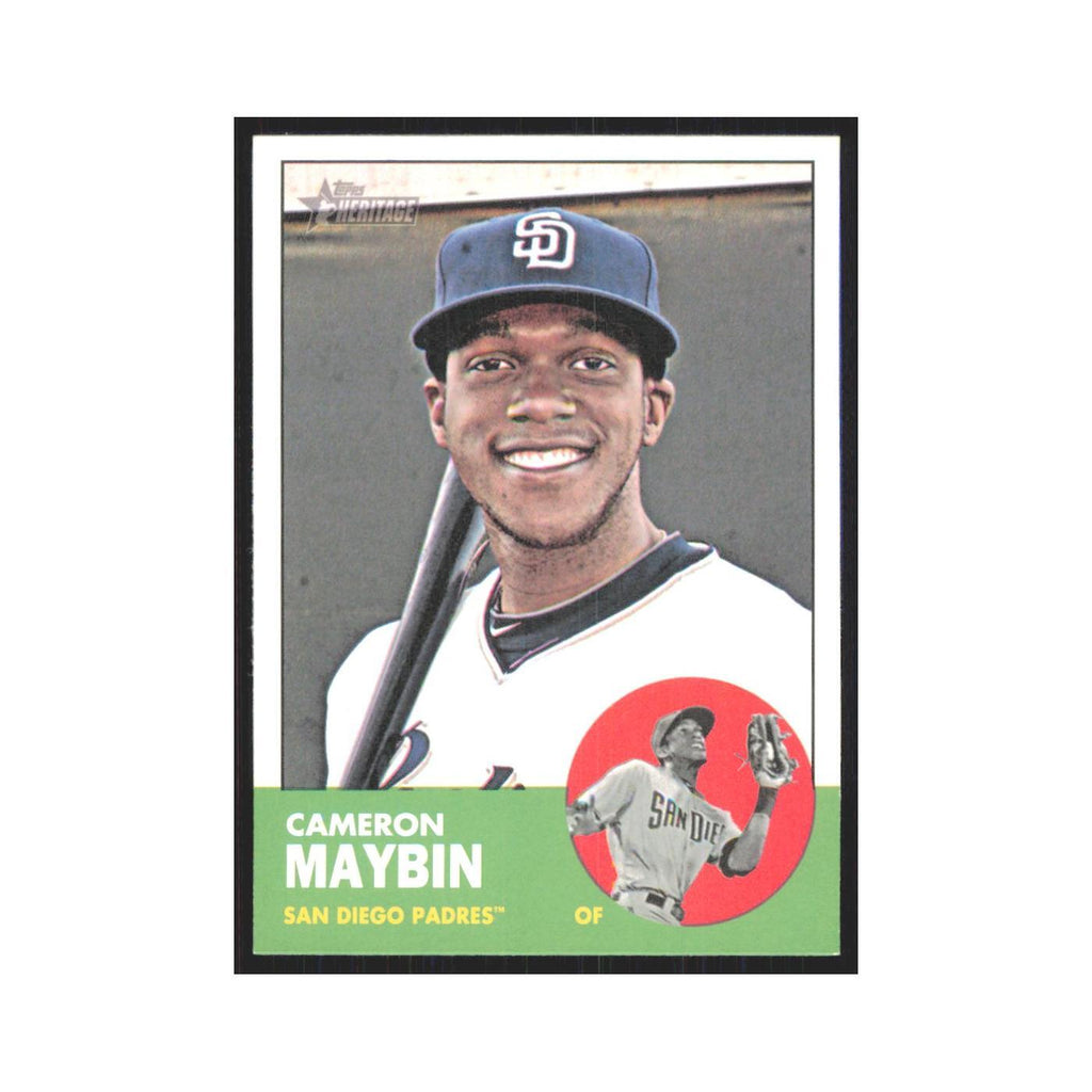 Cameron Maybin 2012 Topps Heritage #353 San Diego Padres Baseball Card NM