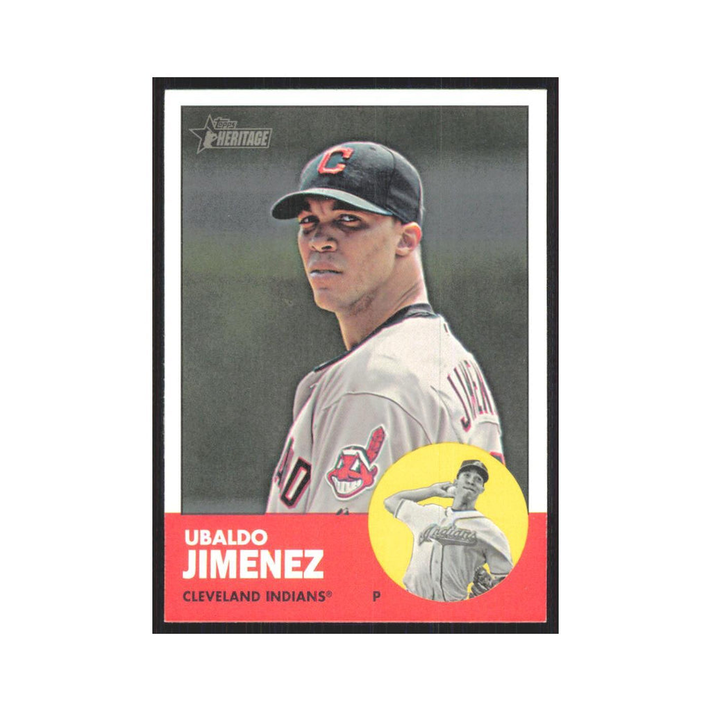 Ubaldo Jimenez 2012 Topps Heritage #227 Cleveland Indians Baseball Card NM