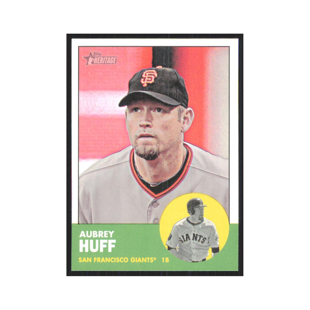 Aubrey Huff 2012 Topps Heritage #61 San Francisco Giants Baseball Card NM
