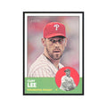 Cliff Lee 2012 Topps Heritage #56A Philadelphia Phillies Baseball Card NM
