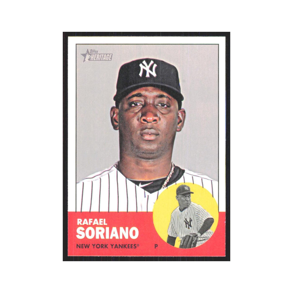 Rafael Soriano 2012 Topps Heritage #155 New York Yankees Baseball Card NM