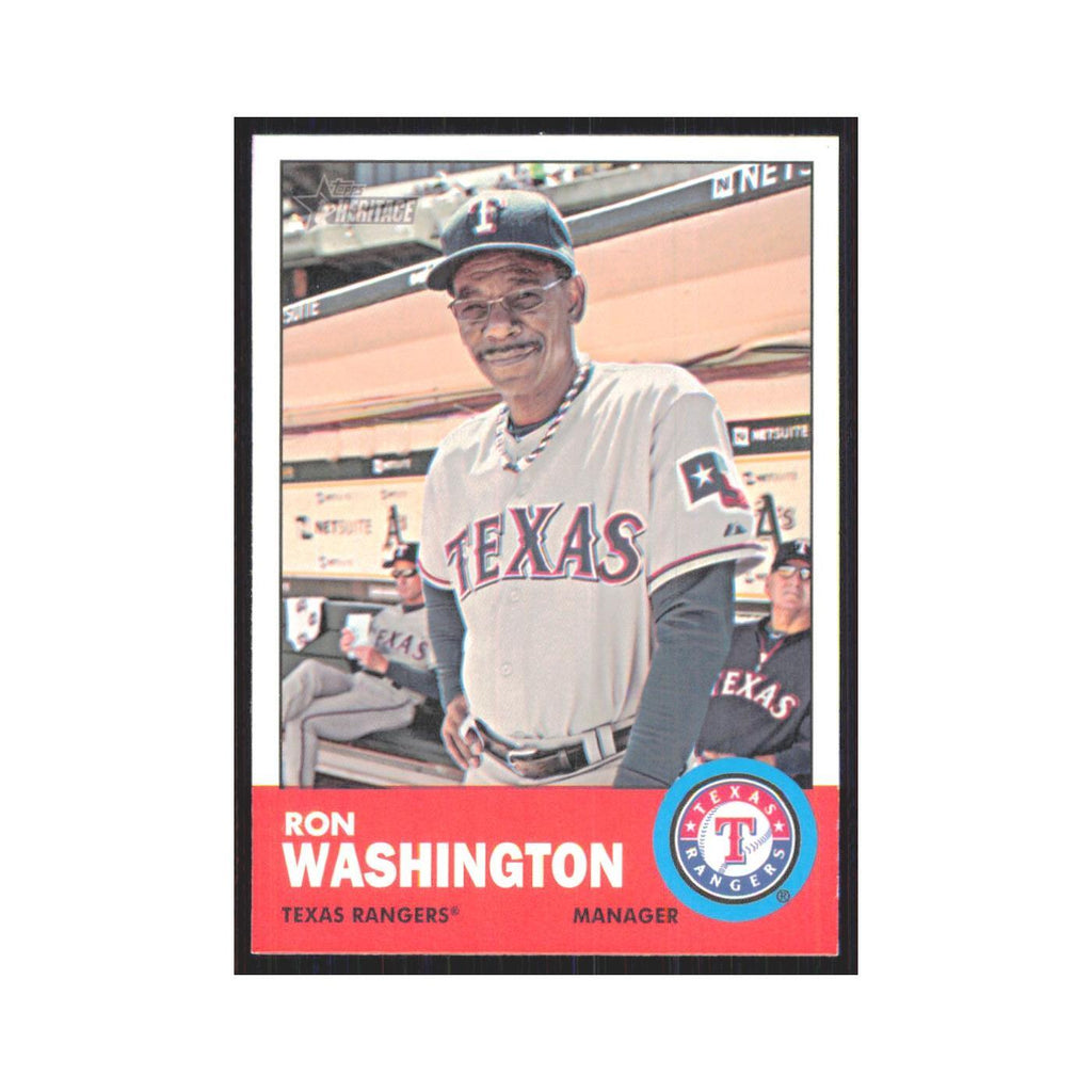 Ron Washington 2012 Topps Heritage #102 Texas Rangers Baseball Card NM