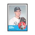 Danny Duffy 2012 Topps Heritage #104 Kansas City Royals Baseball Card NM