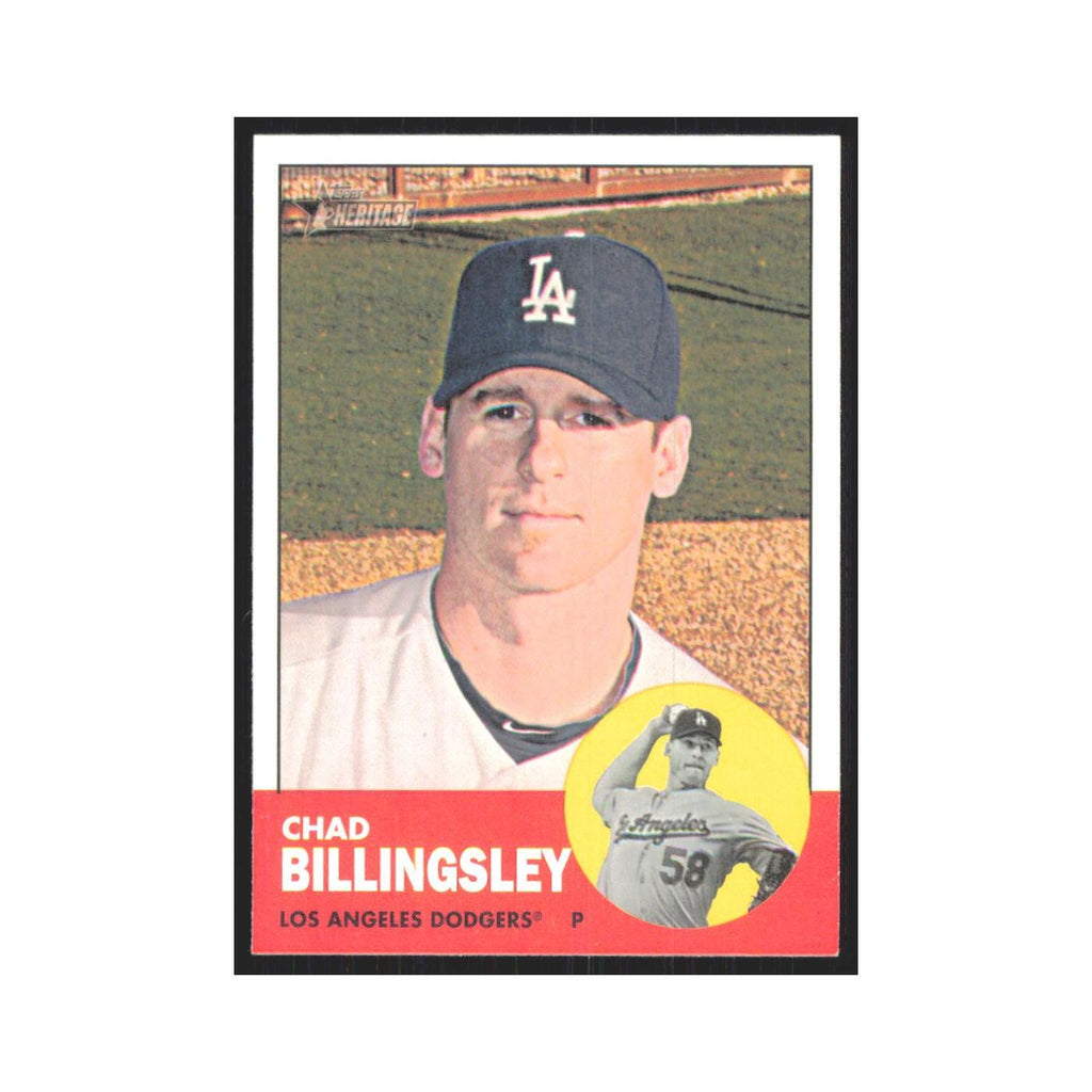 Chad Billingsley 2012 Topps Heritage #360 Los Angeles Dodgers Baseball Card NM