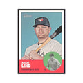 Adam Lind 2012 Topps Heritage #404 Toronto Blue Jays Baseball Card NM