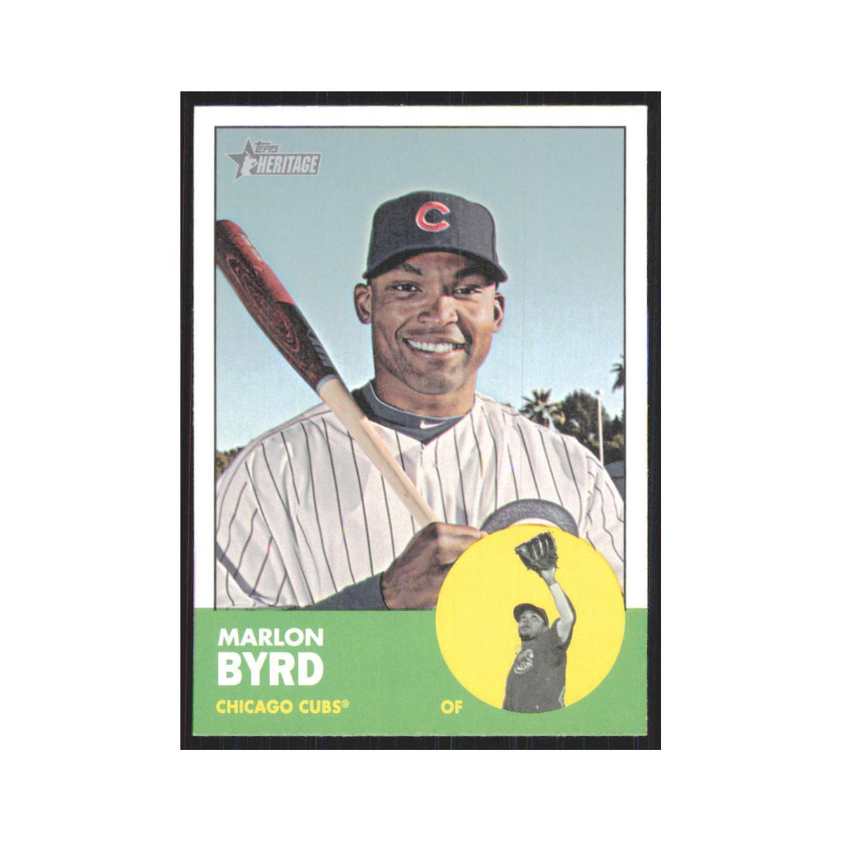 Marlon Byrd 2012 Topps Heritage #58 Chicago Cubs Baseball Card NM