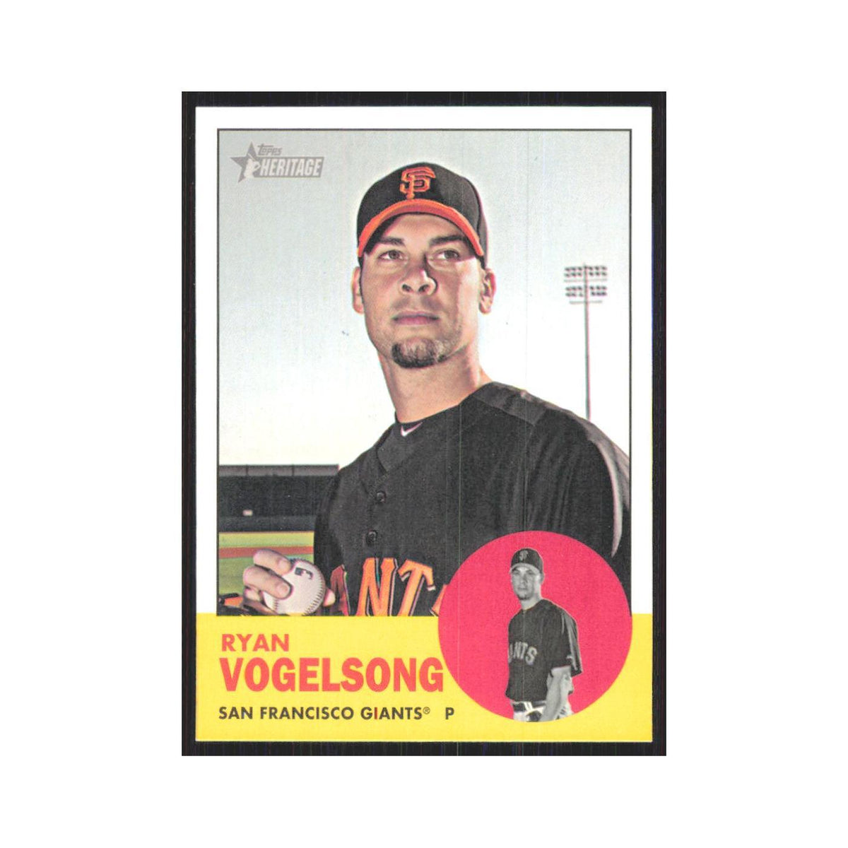 Ryan Vogelsong 2012 Topps Heritage #235 San Francisco Giants Baseball Card NM