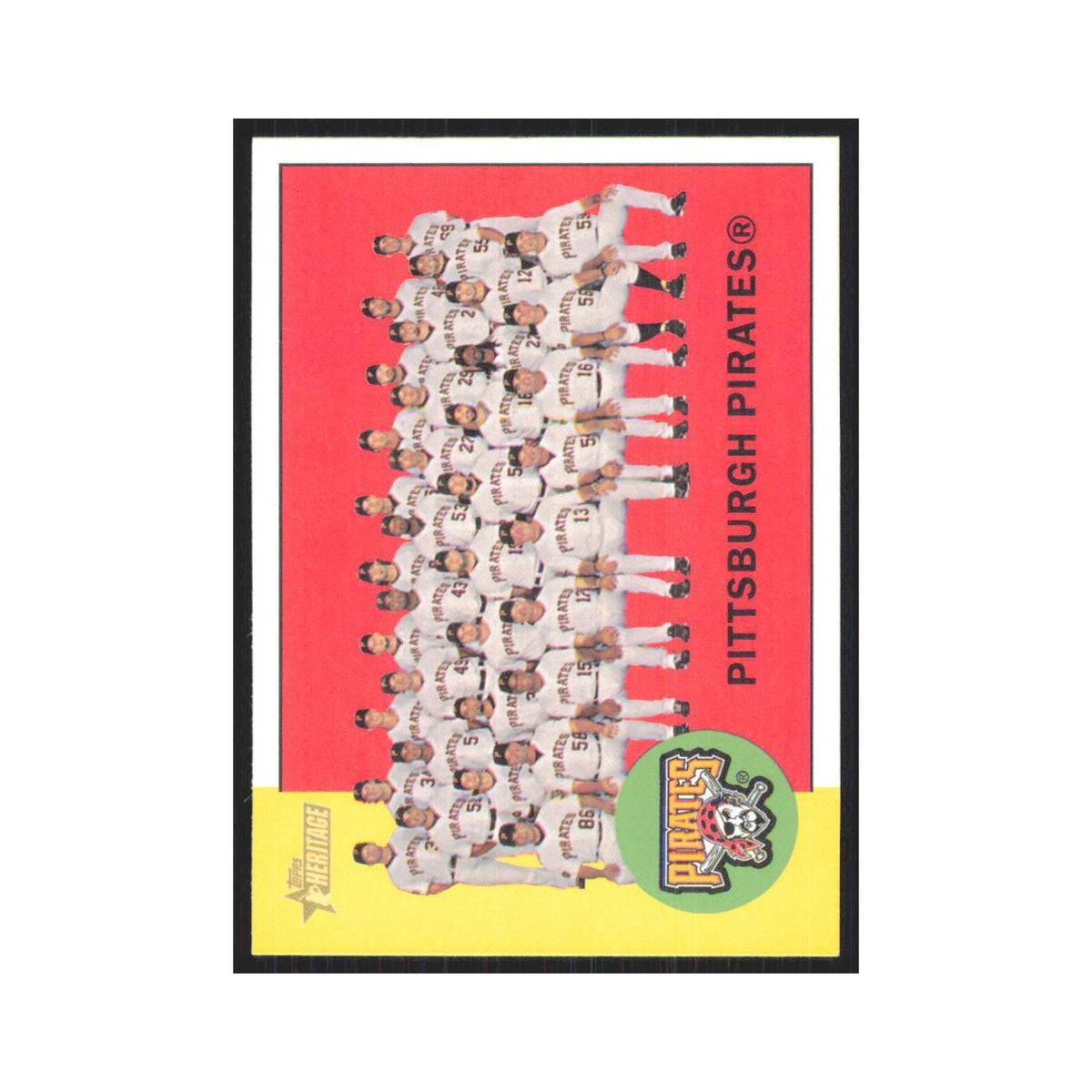 Pittsburgh Pirates 2012 Topps Heritage #151 Pittsburgh Pirates Baseball Card NM