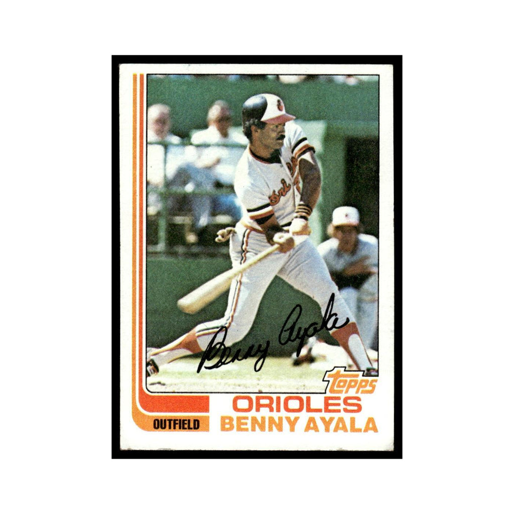 Benny Ayala 1982 Topps #331.0 Baltimore Orioles Baseball Card EX