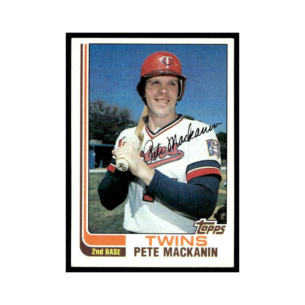 Pete Mackanin 1982 Topps #438.0 Minnesota Twins Baseball Card EX