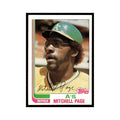 Mitchell Page 1982 Topps #633.0 Oakland Athletics Baseball Card EX