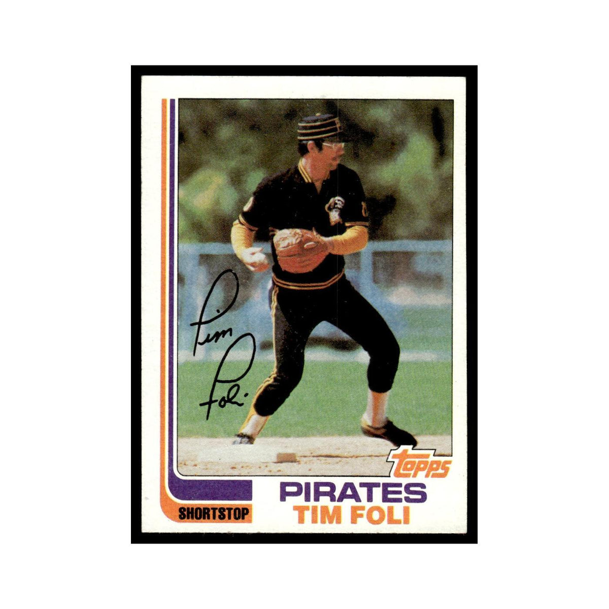 Tim Foli 1982 Topps #618.0 Pittsburgh Pirates Baseball Card EX