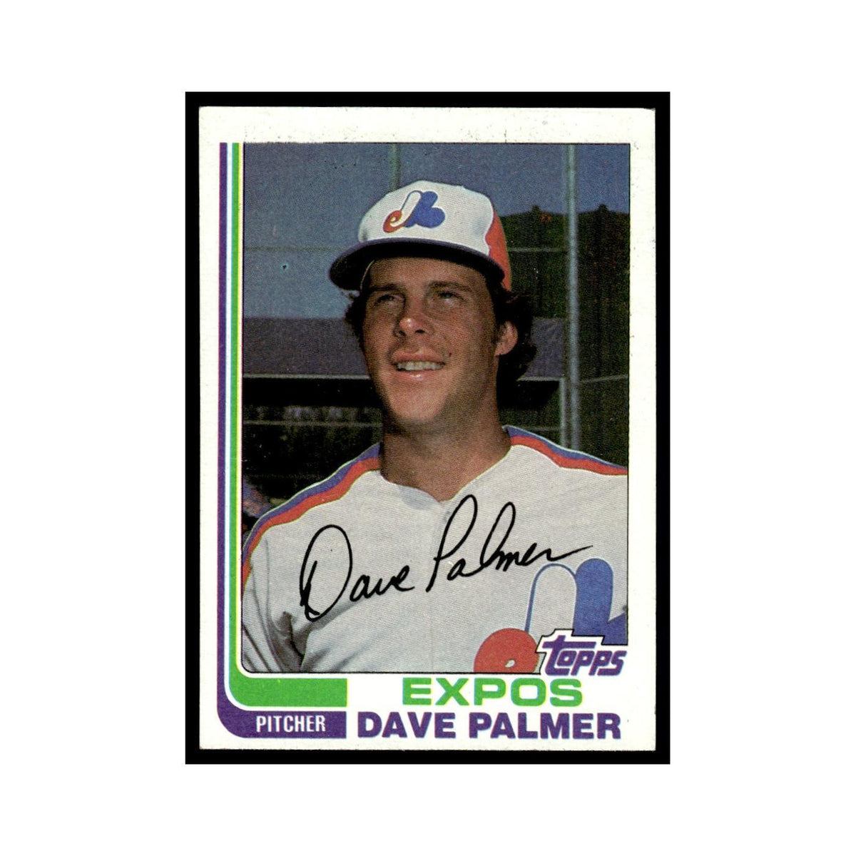 Dave Palmer 1982 Topps #292.0 Montreal Expos Baseball Card EX