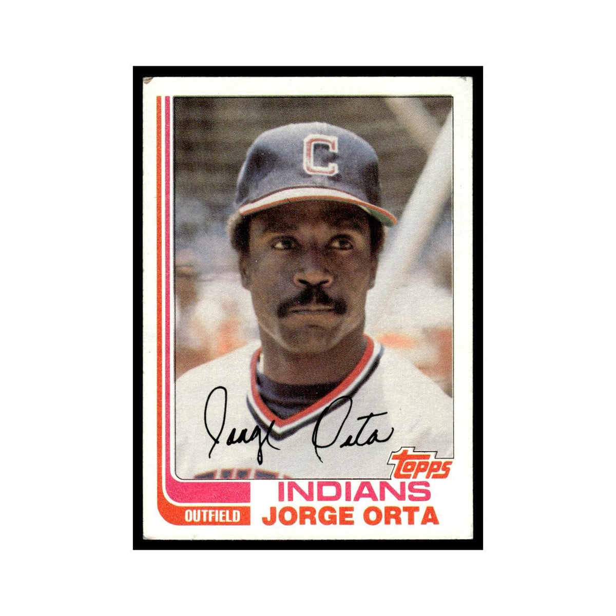Jorge Orta 1982 Topps #26.0 Cleveland Indians Baseball Card EX