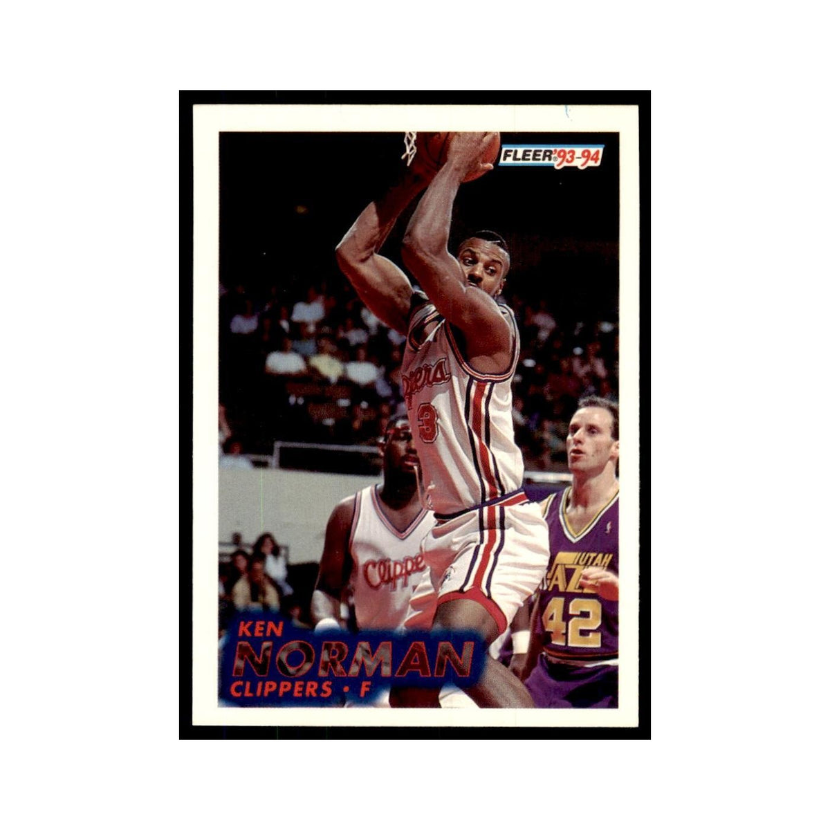 1993 Fleer. Ken Norman Basketball Cards #94