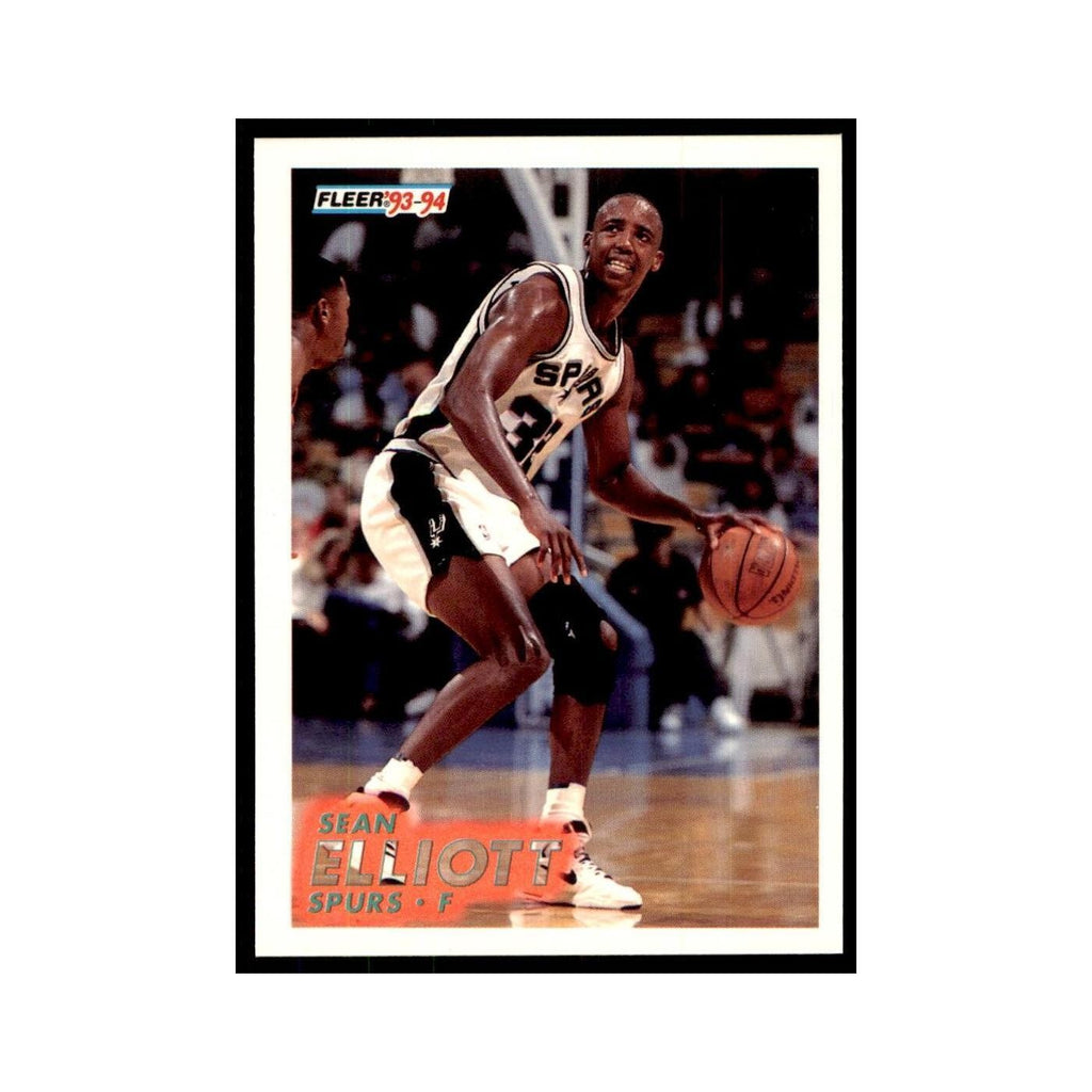 1993 Fleer. Sean Elliott Basketball Cards #192