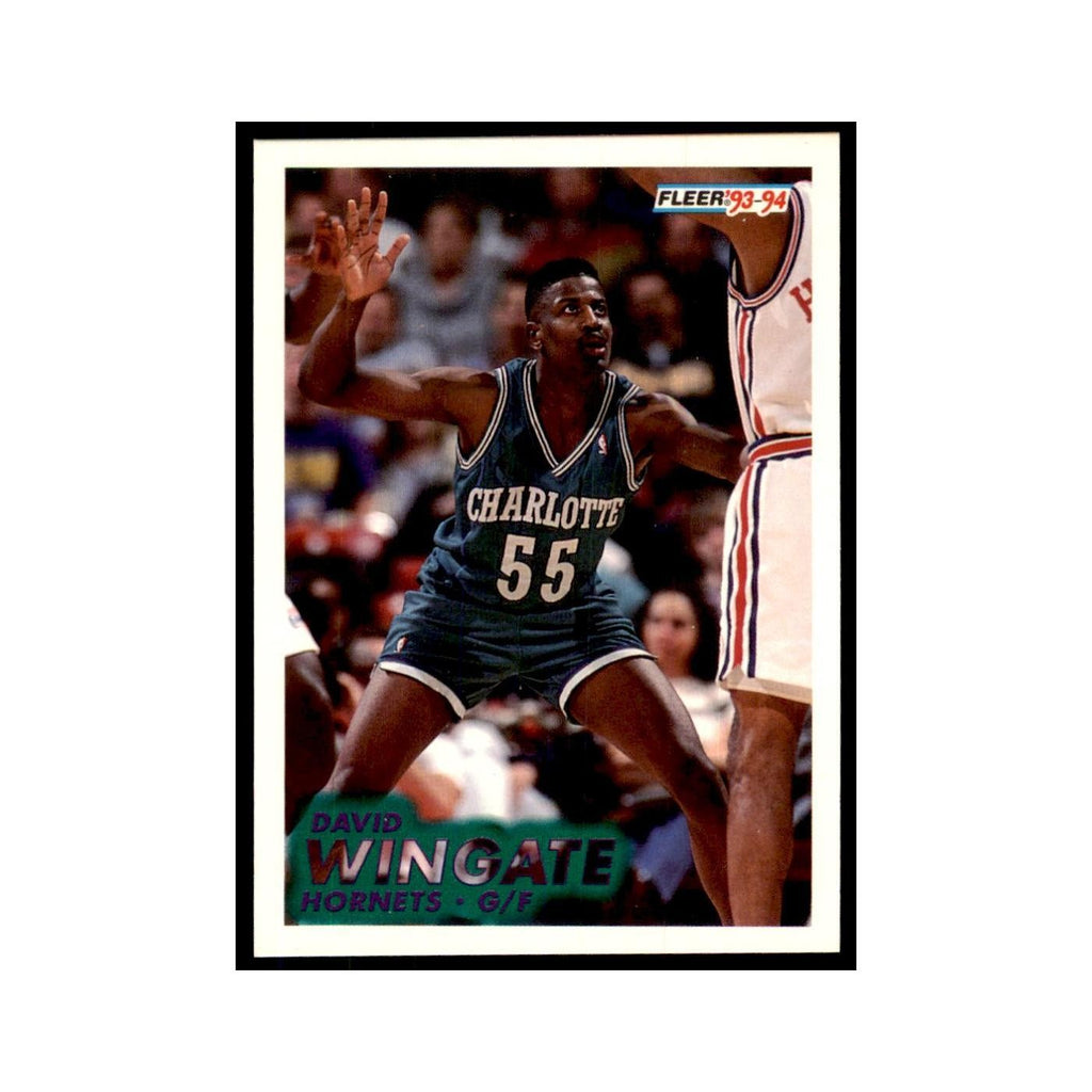 1993 Fleer. David Wingate Basketball Cards #24
