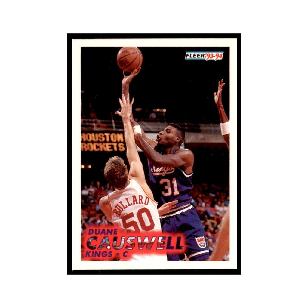 1993 Fleer. Duane Causwell Basketball Cards #182