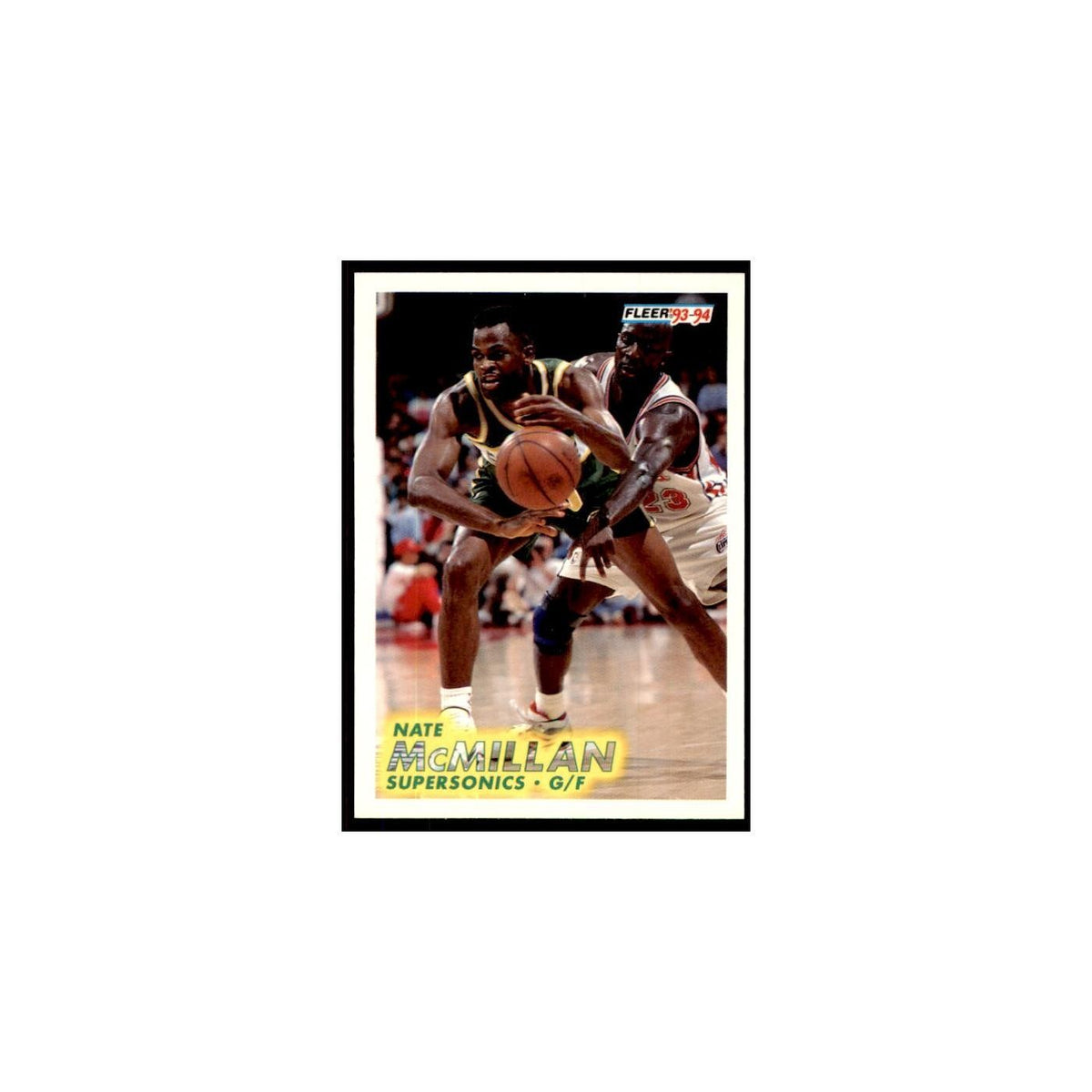 1993 Fleer. Nate McMillan Basketball Cards #201