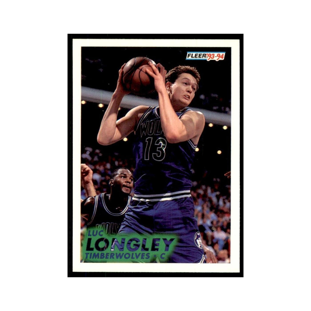 1993 Fleer. Luc Longley Basketball Cards #124
