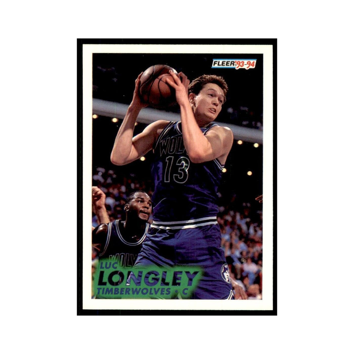 1993 Fleer. Luc Longley Basketball Cards #124