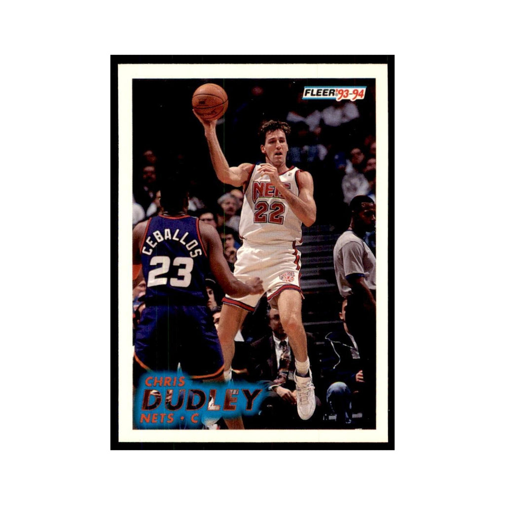1993 Fleer. Chris Dudley Basketball Cards #134