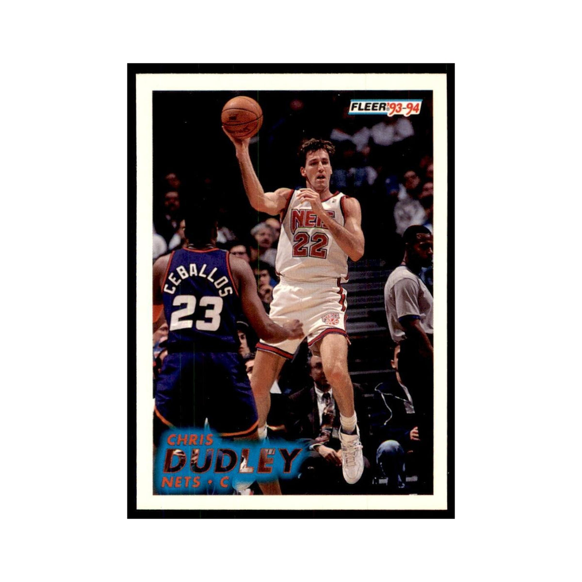 1993 Fleer. Chris Dudley Basketball Cards #134