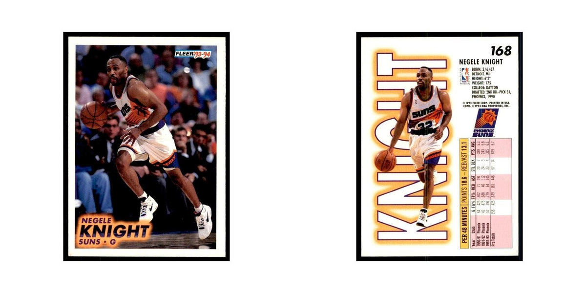 1993 Fleer. Negele Knight Basketball Cards #168