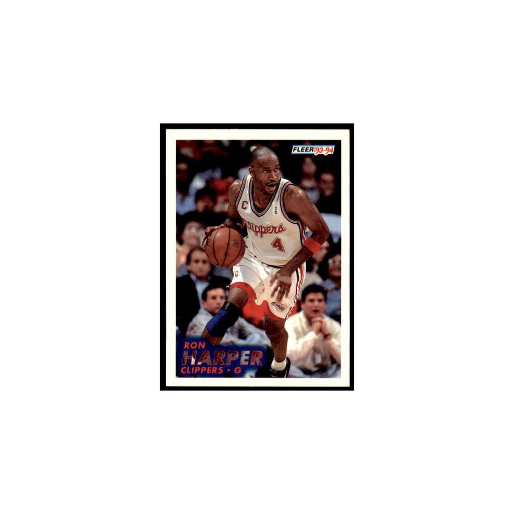1993 Fleer. Ron Harper Basketball Cards #91