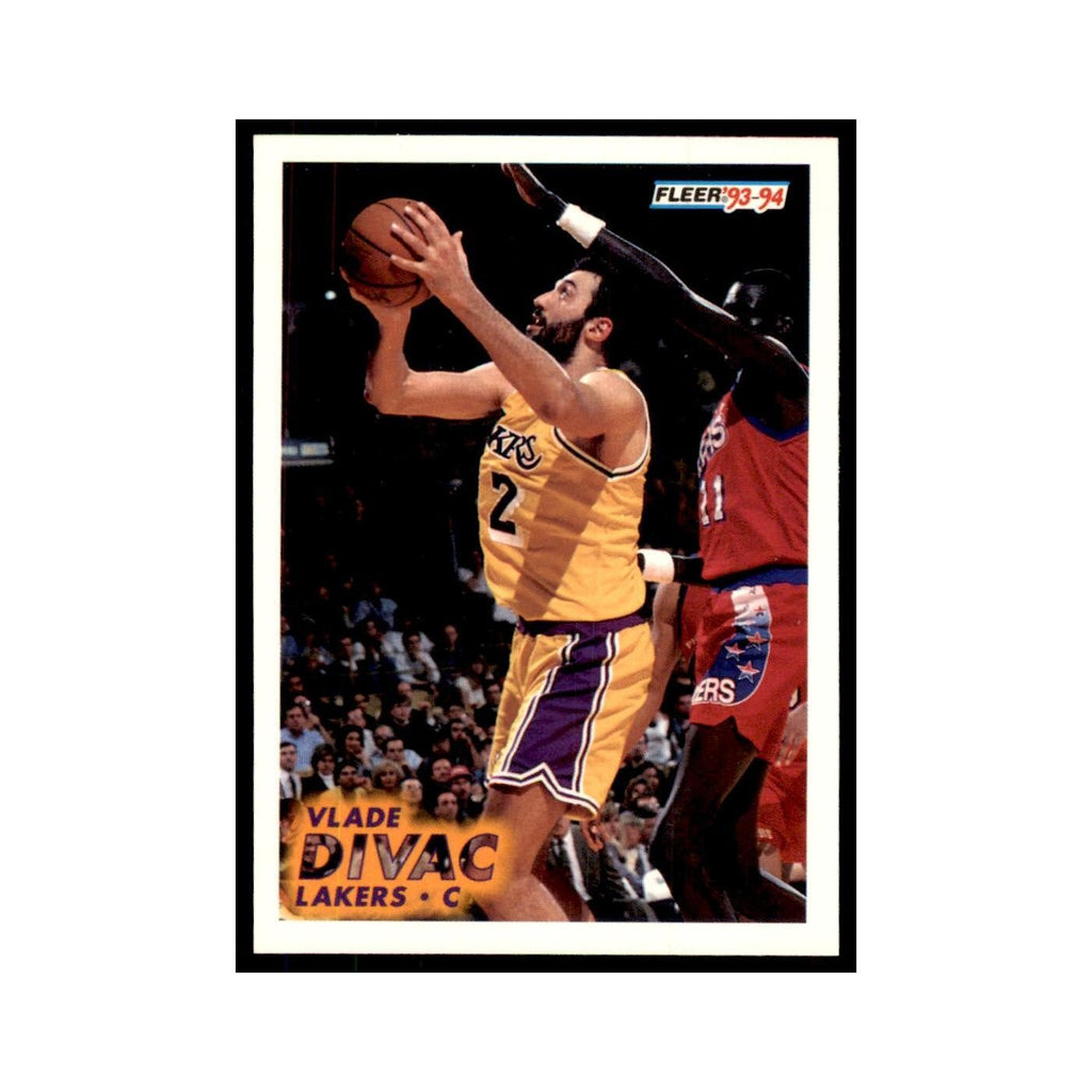1993 Fleer. Vlade Divac Basketball Cards #101