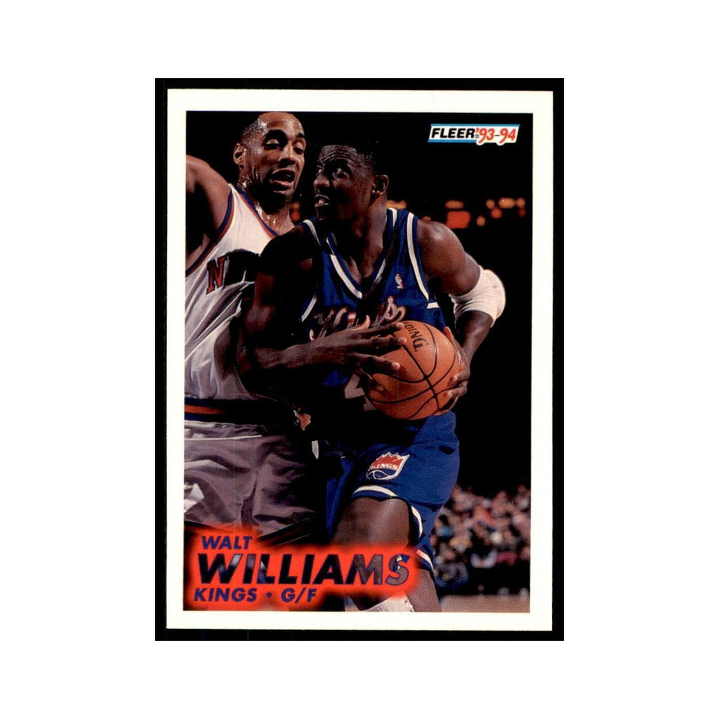 1993 Fleer. Walt Williams Basketball Cards #187