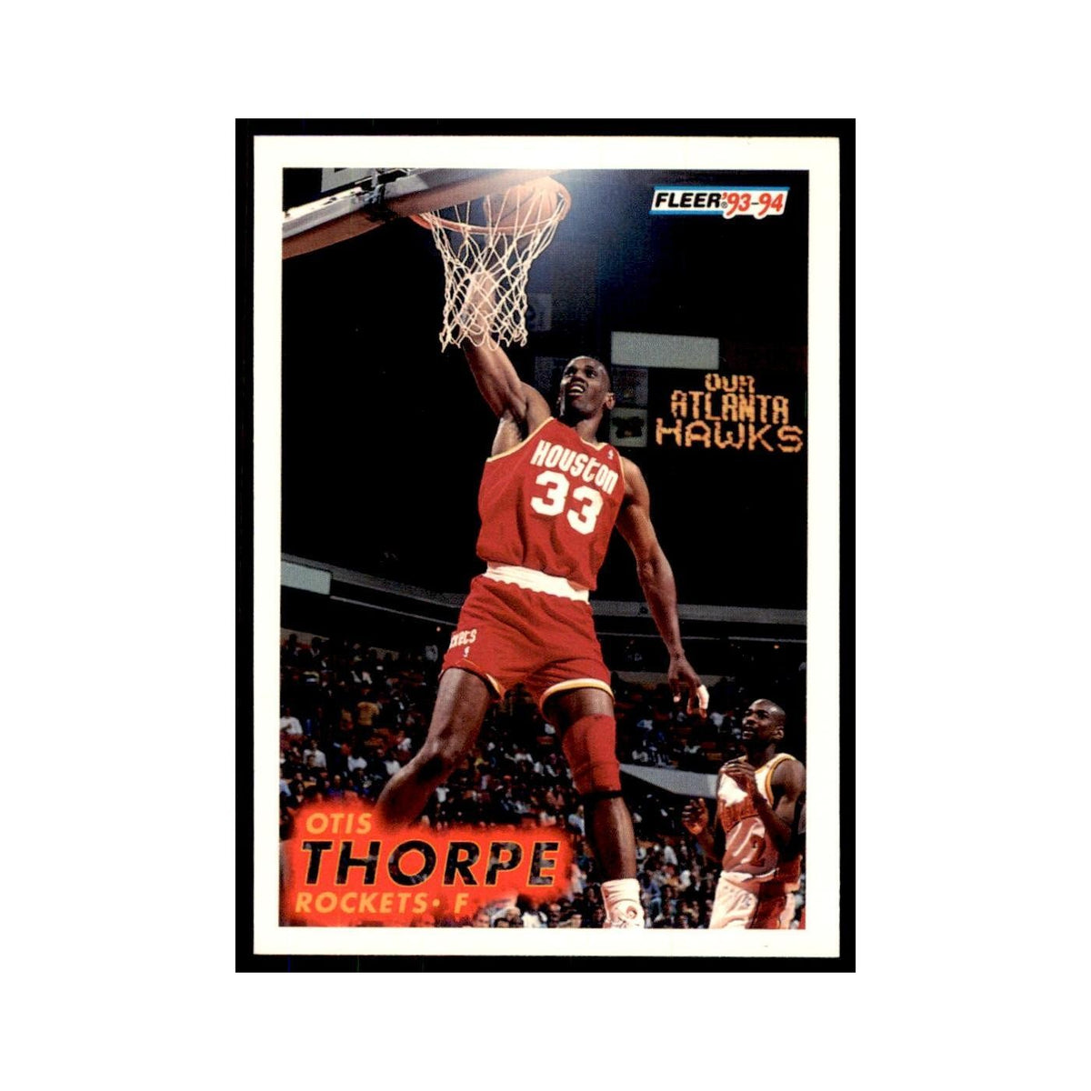 1993 Fleer. Otis Thorpe Basketball Cards #81