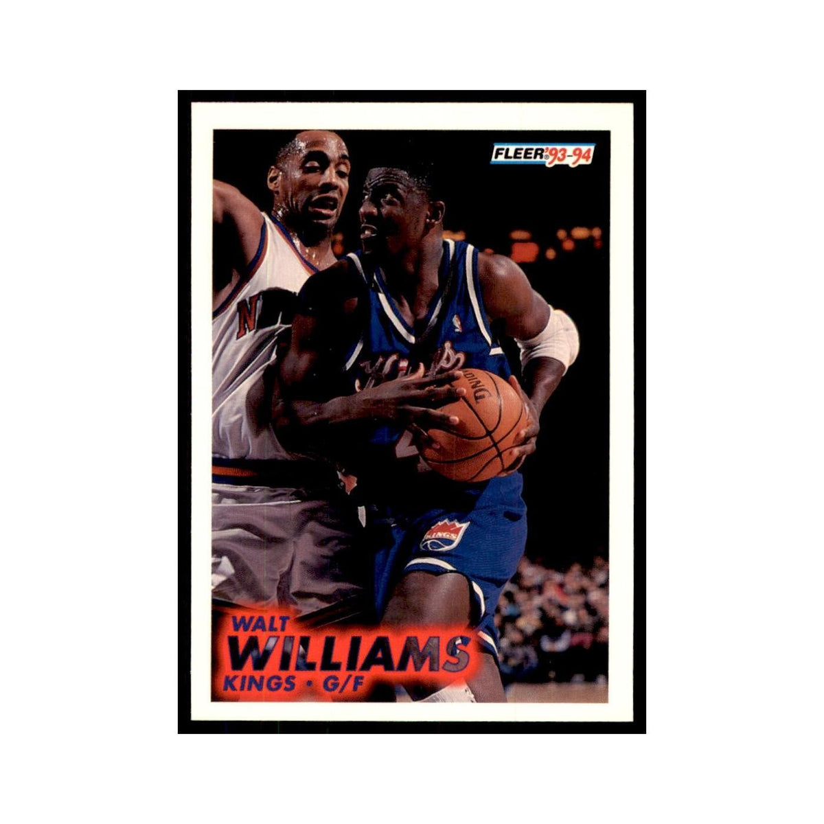 1993 Fleer. Walt Williams Basketball Cards #187