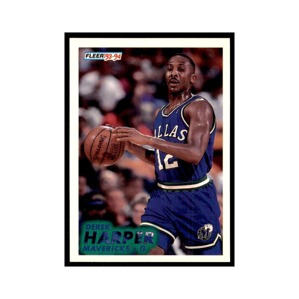 1993 Fleer. Derek Harper Basketball Cards #44