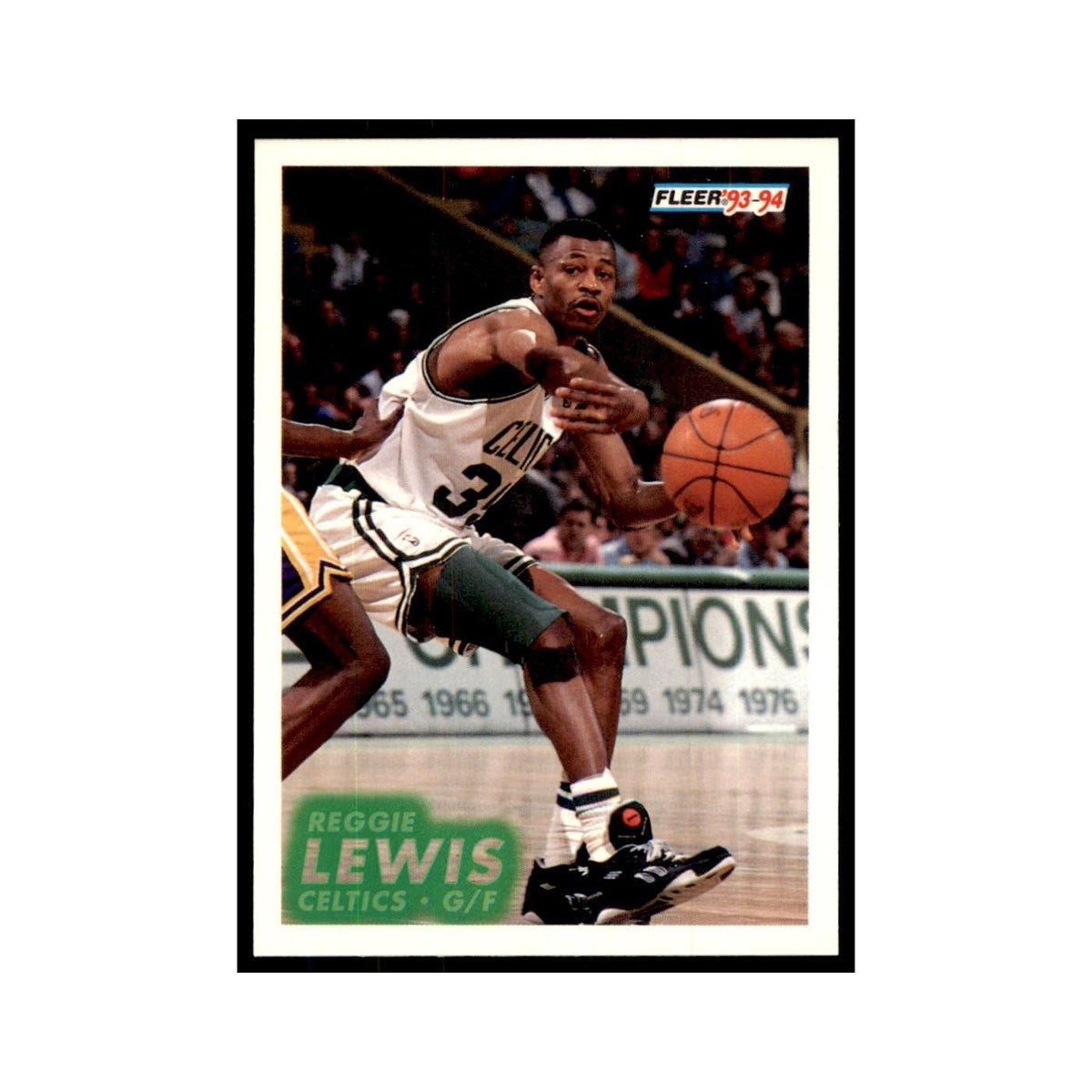 1993 Fleer. Reggie Lewis Basketball Cards #14
