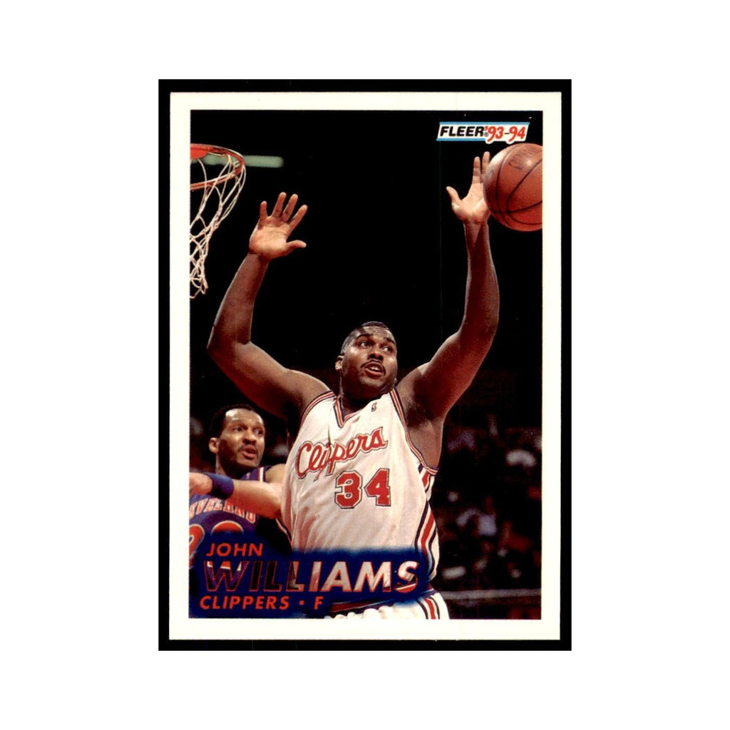 1993 Fleer. John Williams Basketball Cards #97