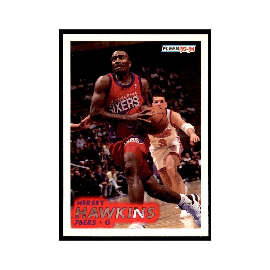 1993 Fleer. Hersey Hawkins Basketball Cards #157