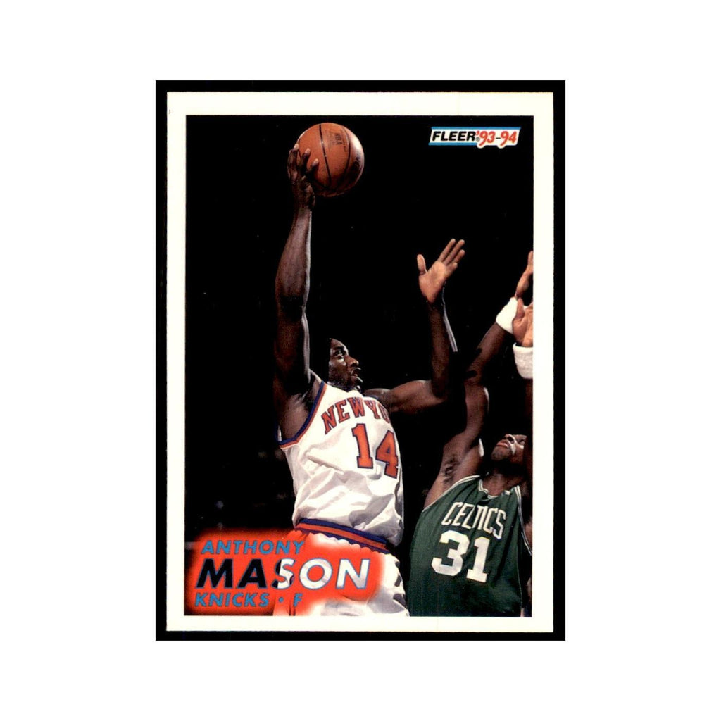 1993 Fleer. Anthony Mason Basketball Cards #142
