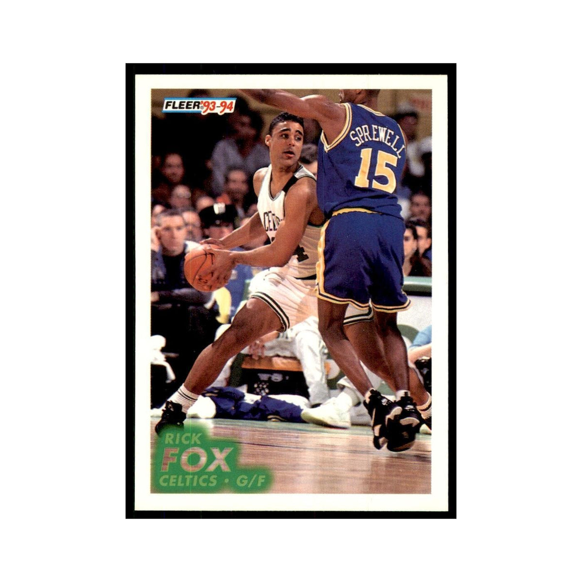 1993 Fleer. Rick Fox Basketball Cards #12