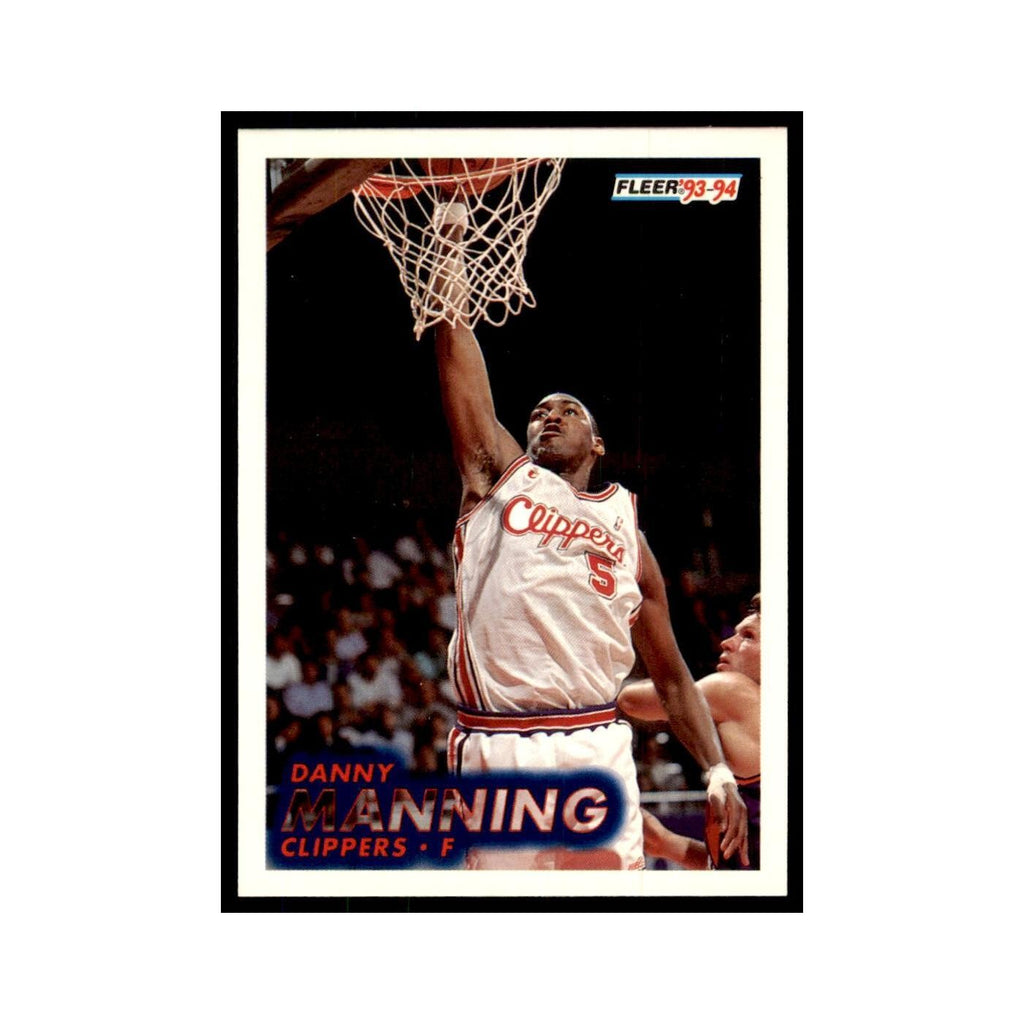 1993 Fleer. Danny Manning Basketball Cards #93