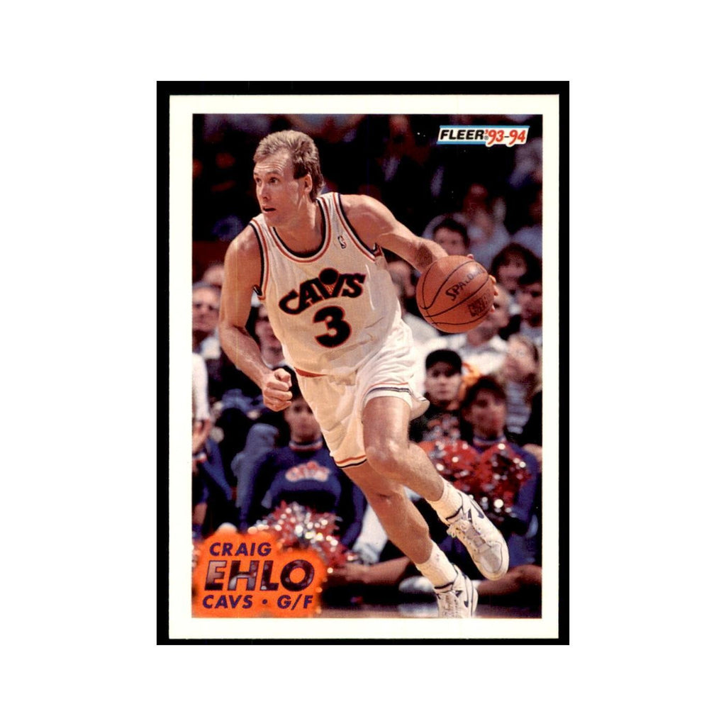 1993 Fleer. Craig Ehlo Basketball Cards #36