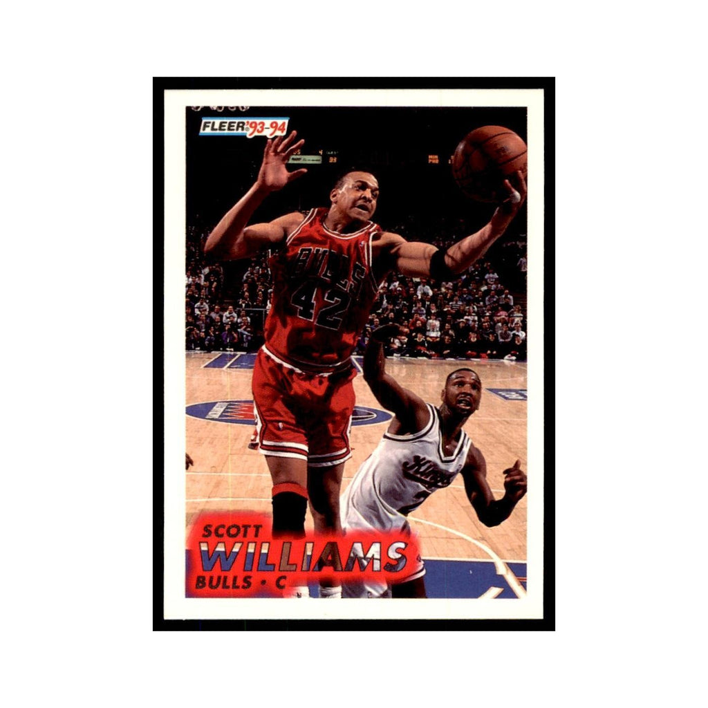 1993 Fleer. Scott Williams Basketball Cards #33