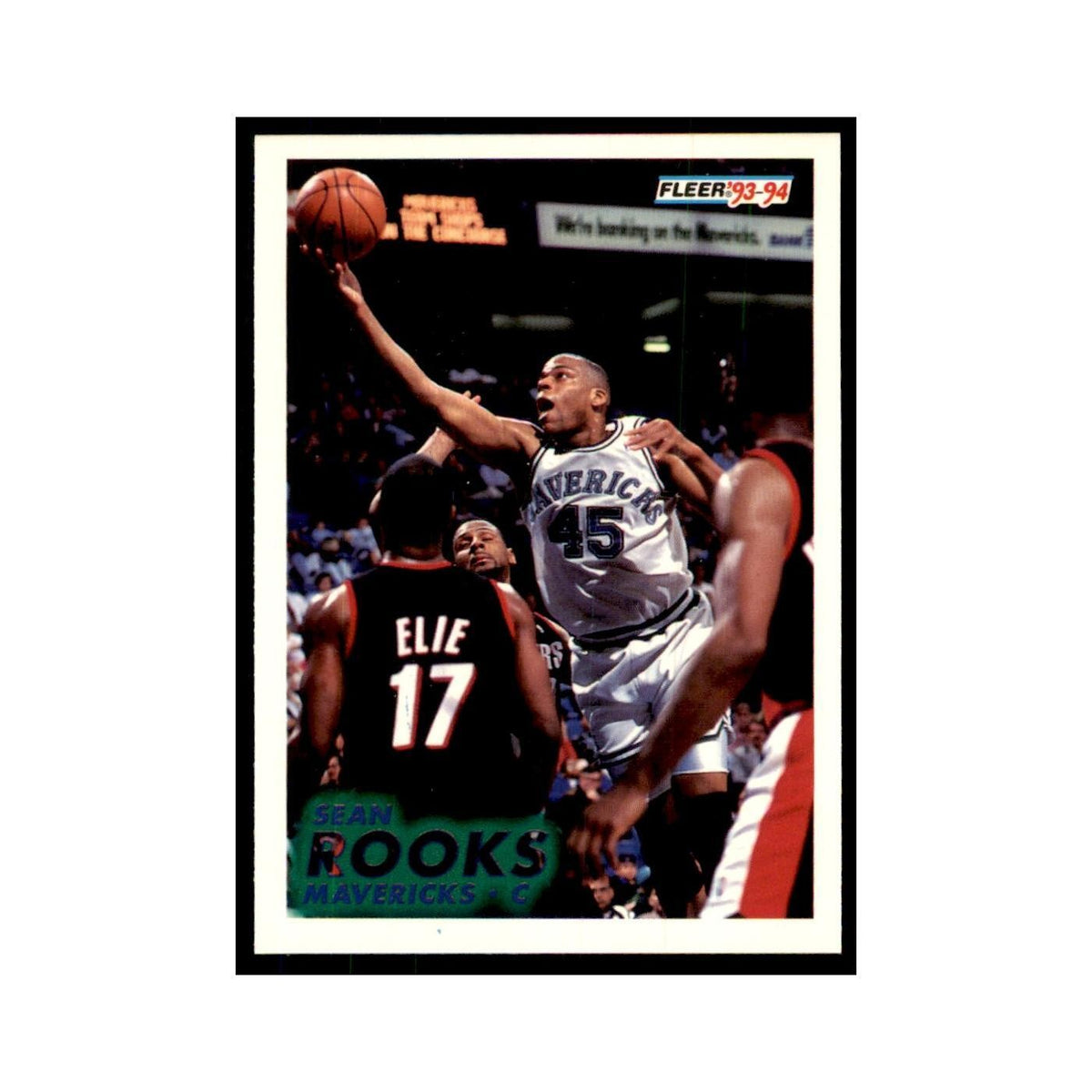 1993 Fleer. Sean Rooks Basketball Cards #47