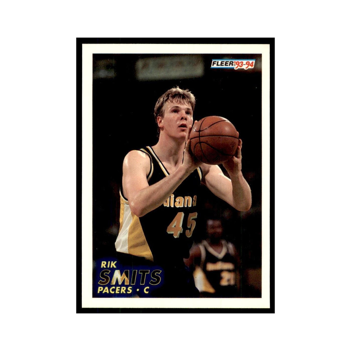 1993 Fleer. Rik Smits Basketball Cards #89