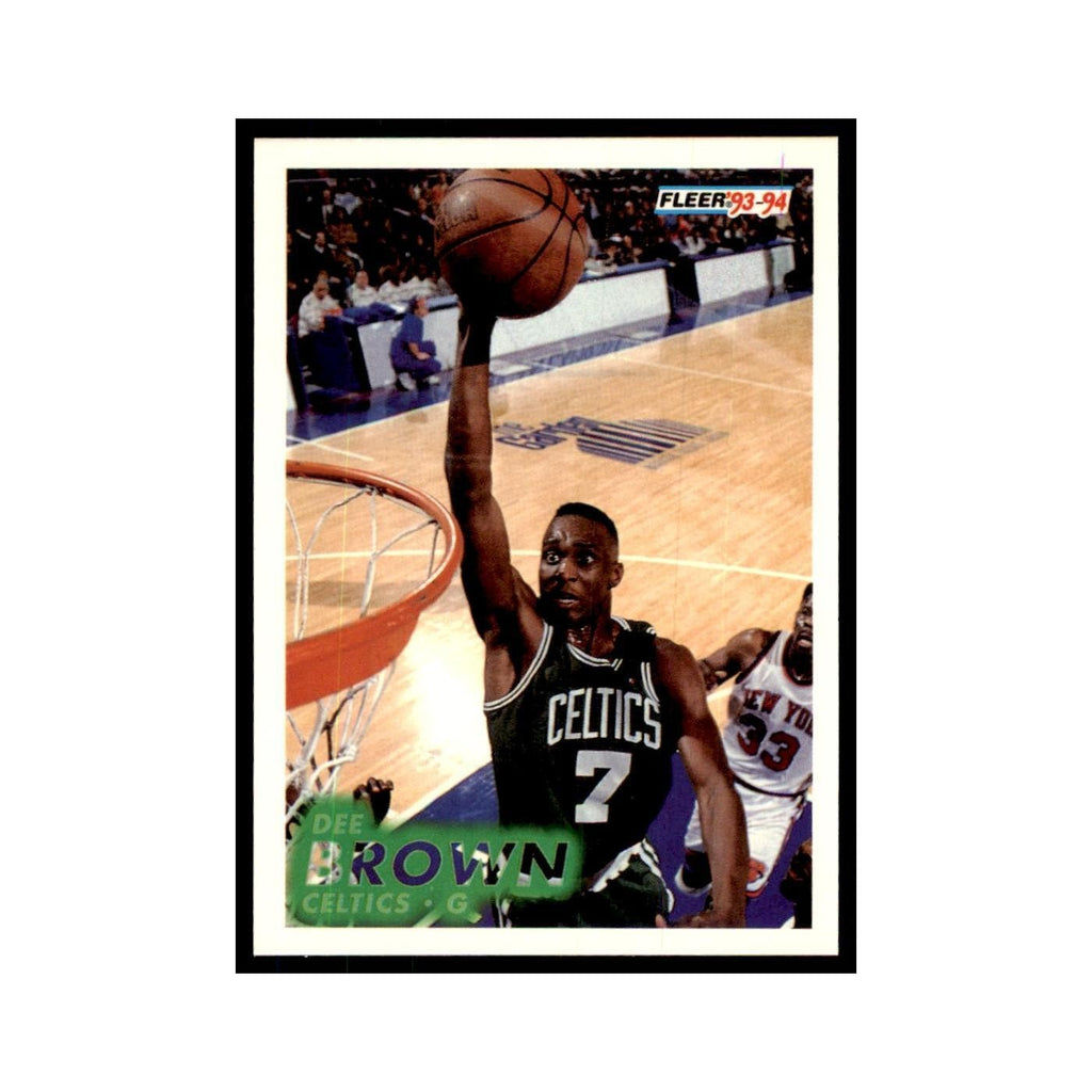 1993 Fleer. Dee Brown Basketball Cards #10